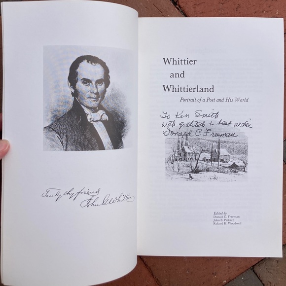 2 John Greenleaf Whittier Poetry Books Literary Whittierland Haverhill MA Poet - Picture 3 of 16